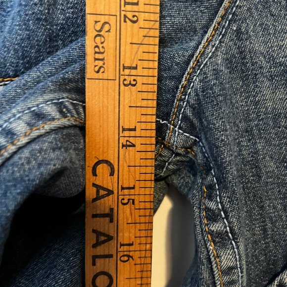 VINTAGE Sean John Blue Jeans Baggy Hip Hop Large Leg Pocket Cargo Mens 40 - Picture 4 of 11